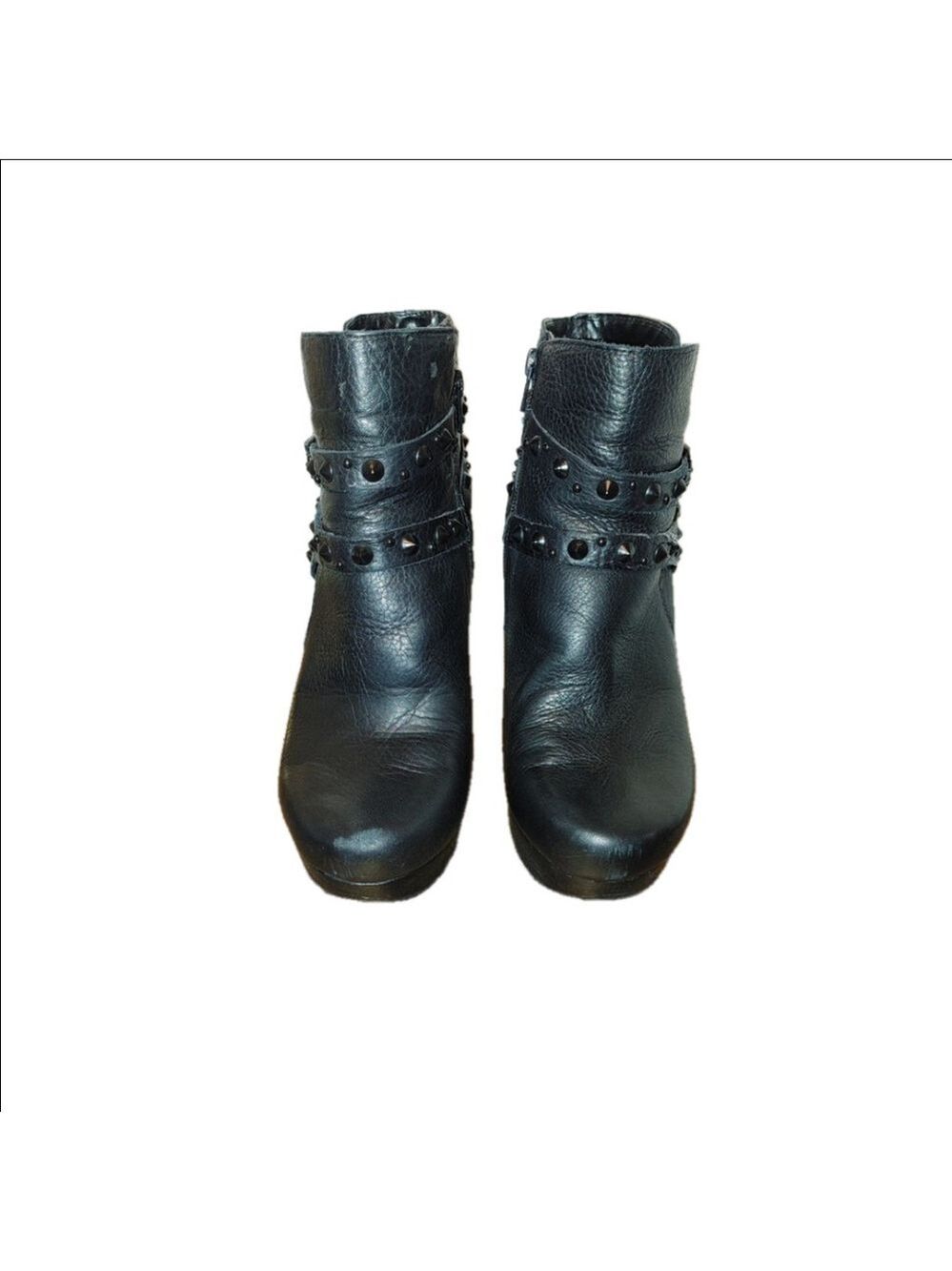 Fergie Leather Heeled Booties Size 9M